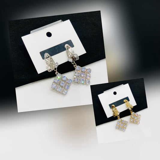 Celeste Wings Zircon Studs