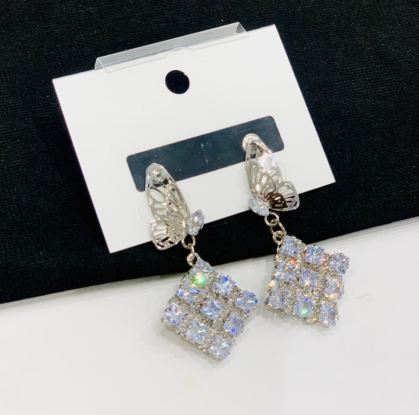 Celeste Wings Zircon Studs